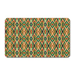 Pattern Design Vintage Abstract Magnet (rectangular) by Jatiart