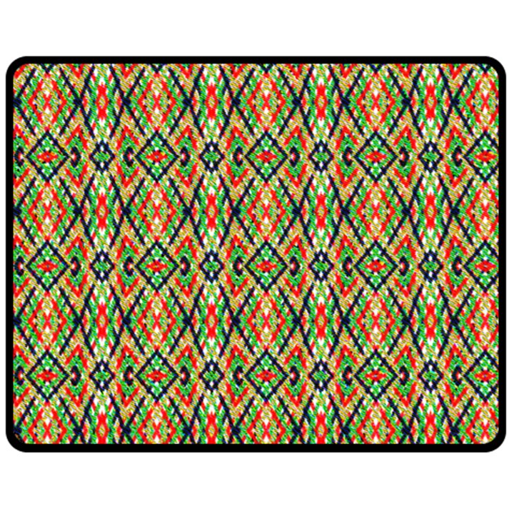 Pattern Design Vintage Abstract Fleece Blanket (Medium)