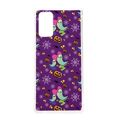 Pumpkin Ghost Skeleton Pattern Samsung Galaxy Note 20 Tpu Uv Case by Jatiart