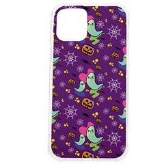 Pumpkin Ghost Skeleton Pattern Iphone 12 Pro Max Tpu Uv Print Case by Jatiart