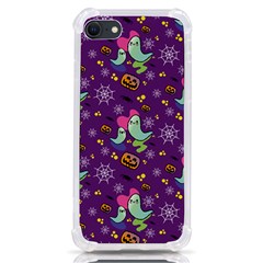 Pumpkin Ghost Skeleton Pattern Iphone Se by Jatiart