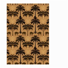 Camel Palm Tree Patern Small Garden Flag (two Sides) by Jatiart