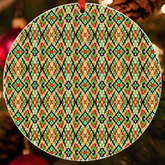 Pattern Design Vintage Abstract Uv Print Acrylic Ornament Round