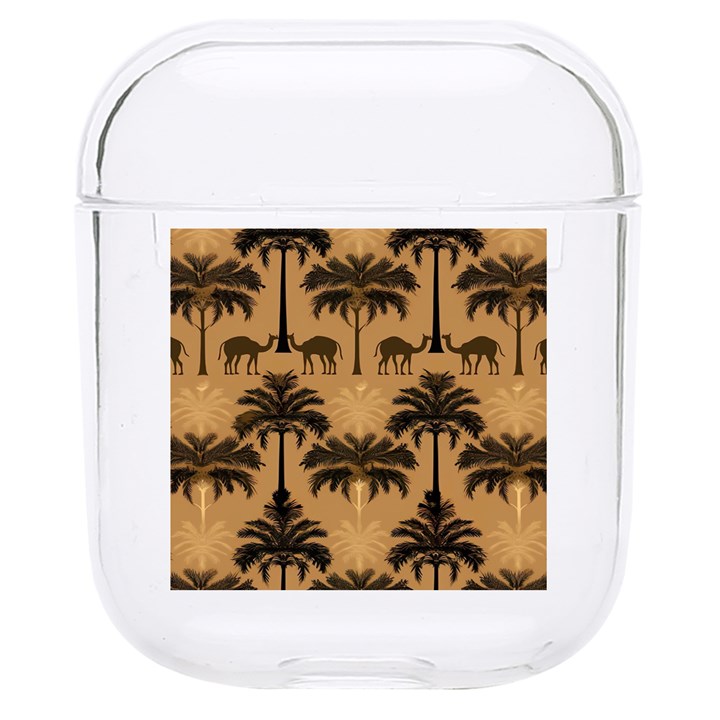 Camel Palm Tree Patern Hard PC AirPods 1/2 Case