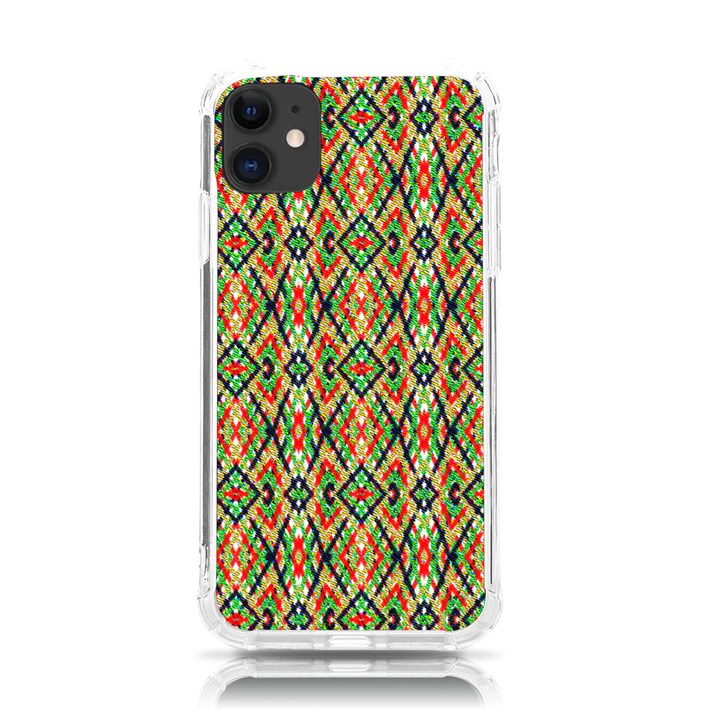 Pattern Design Vintage Abstract iPhone 11 TPU UV Print Case