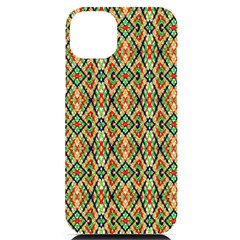 Pattern Design Vintage Abstract Iphone 14 Plus Black Uv Print Case by Jatiart