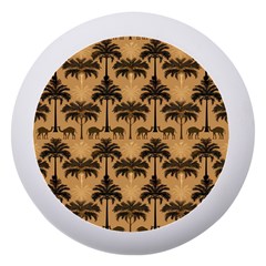 Camel Palm Tree Patern Dento Box With Mirror by Jatiart