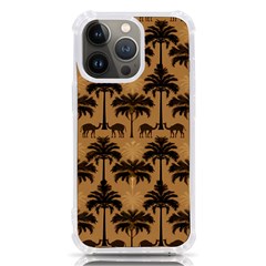 Camel Palm Tree Patern Iphone 13 Pro Tpu Uv Print Case by Jatiart