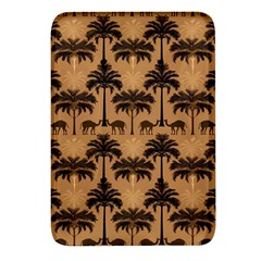 Camel Palm Tree Patern Rectangular Glass Fridge Magnet (4 Pack) by Jatiart