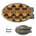 Pattern Background Decorative Money Clips (Oval)  Front