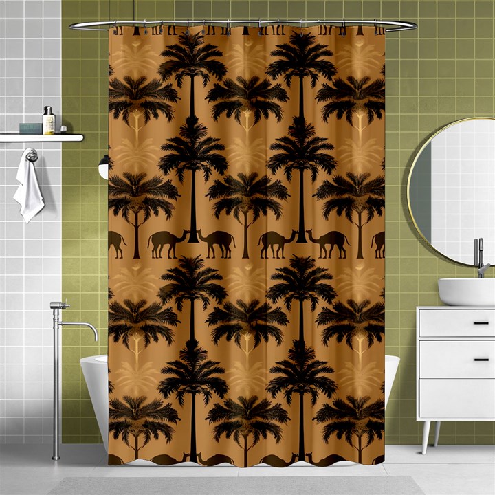 Pattern Symmetry Stack Texture Shower Curtain 48  x 72  (Small) 