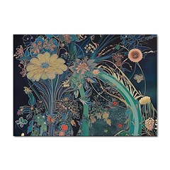 Vintage Peacock Feather Sticker A4 (100 Pack) by Jatiart