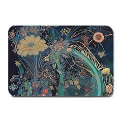 Vintage Peacock Feather Plate Mats by Jatiart