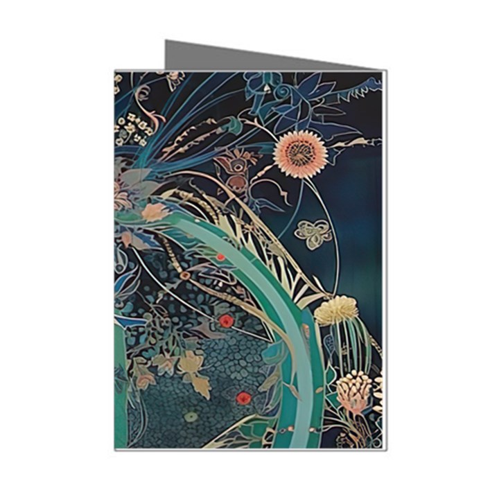 Bird Flower Tree Forest Mini Greeting Cards (Pkg of 8)