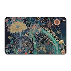 Flowers Trees Forest Magnet (rectangular) by Jatiart