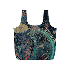 Bird Flower Tree Forest Full Print Recycle Bag (s) by Jatiart