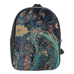 Flowers Trees Forest School Bag (large) by Jatiart