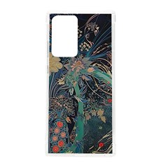 Vintage Peacock Feather Samsung Galaxy Note 20 Ultra Tpu Uv Case by Jatiart