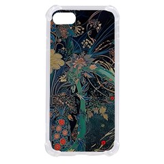 Vintage Peacock Feather Iphone Se by Jatiart