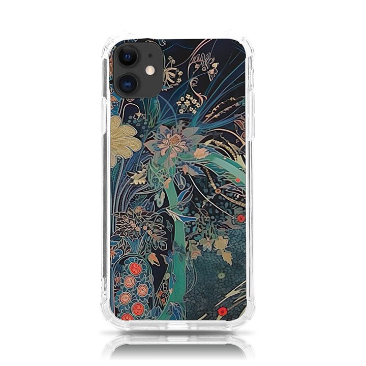 Vintage World Map iPhone 11 TPU UV Print Case