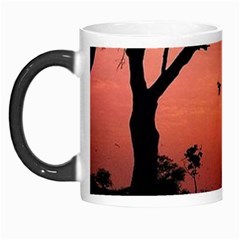 Elephant Landscape Tree Africa Sunset Safari Wild Morph Mug by Jatiart