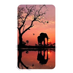 Elephant Landscape Tree Africa Sunset Safari Wild Memory Card Reader (rectangular) by Jatiart