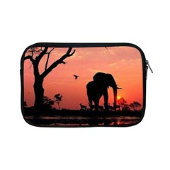 Elephant Landscape Tree Africa Sunset Safari Wild Apple Ipad Mini Zipper Cases by Jatiart