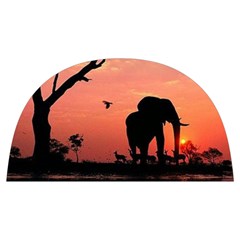 Elephant Landscape Tree Africa Sunset Safari Wild Anti Scalding Pot Cap by Jatiart