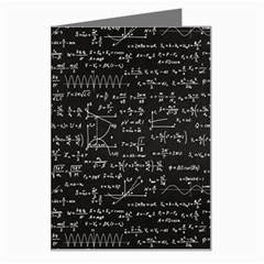 Math Equations Formulas Pattern Greeting Card by Ravend