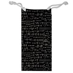 Math Equations Formulas Pattern Jewelry Bag by Ravend