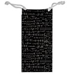 Math Equations Formulas Pattern Jewelry Bag Back