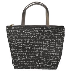 Math Equations Formulas Pattern Bucket Bag by Ravend