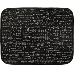 Math Equations Formulas Pattern Two Sides Fleece Blanket (mini) by Ravend