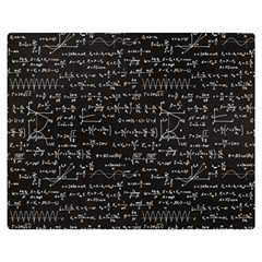 Math Equations Formulas Pattern Two Sides Premium Plush Fleece Blanket (medium) by Ravend