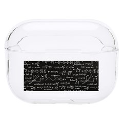 Math Equations Formulas Pattern Hard Pc Airpods Pro Case by Ravend