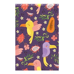 Exotic Seamless Pattern With Parrots Fruits Shower Curtain 48  X 72  (small)  by Ravend