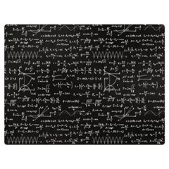 Math Equations Formulas Pattern Two Sides Premium Plush Fleece Blanket (extra Small) by Ravend