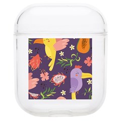 Exotic Seamless Pattern With Parrots Fruits Soft Tpu Airpods 1/2 Case