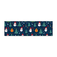 Snow Snowman Tree Christmas Tree Sticker (bumper)