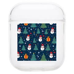 Snow Snowman Tree Christmas Tree Soft Tpu Airpods 1/2 Case by Ravend