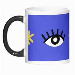 Eye Star Asterisk Pattern Background Morph Mug by Ravend