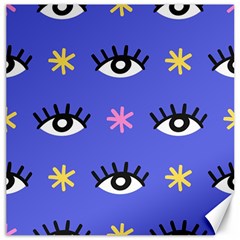 Eye Star Asterisk Pattern Background Canvas 20  X 20  by Ravend