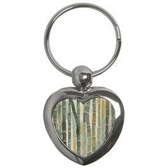 Bamboo Plants Key Chain (heart) by Ravend