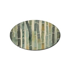 Bamboo Plants Sticker (oval) by Ravend