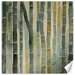 Bamboo Plants Canvas 16  X 16  by Ravend