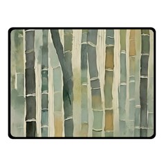 Bamboo Plants Fleece Blanket (small) by Ravend