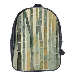 Bamboo Plants School Bag (xl)