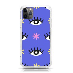 Eye Star Asterisk Pattern Background Iphone 11 Pro Max 6 5 Inch Tpu Uv Print Case by Ravend