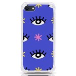 Eye Star Asterisk Pattern Background iPhone SE Front