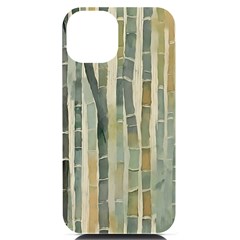 Bamboo Plants Iphone 14 Black Uv Print Case by Ravend